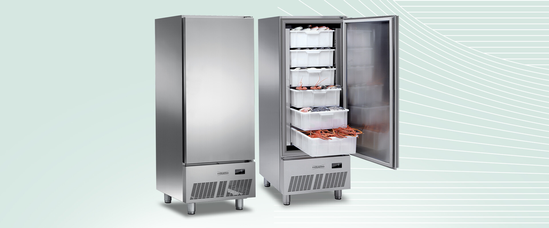 Armadio frigo per pesce